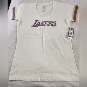 Forty Seven Brand Los Angeles Lakers Women's T-Shirt Size:XL